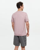 Tentree Mens Baker T-Shirt - Vintage Mauve Heather