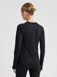 Burton Women's Synthetic Midweight Base Layer Crew - True Black