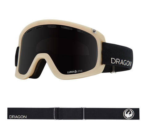 Dragon D1 OTG Snow Goggle With Lumalens Midnight Lens - Raw