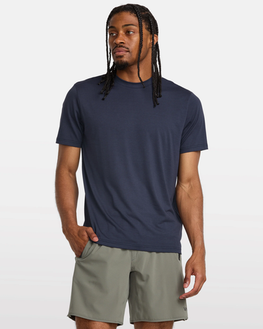 RVCA Mens Balance Tee II - Moody Blue