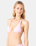 Roxy Women's Haleiwa Built Up Triangle Bikini Top - Lilac Sachet