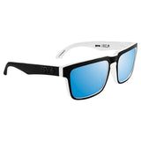 Spy Helm Sunglasses - Whitewall - Happy Boost Polar Ice Blue Mirror