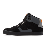 DC Men's Pure High-Top WC Shoes - Black/Orange