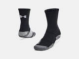 Under Armour Unisex UA Playmaker Team Crew Socks - Black / Pitch Gray -001
