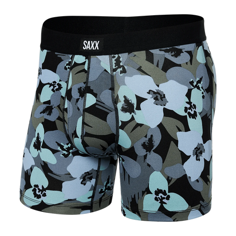 Saxx Daytripper Underwear - Camo Flowers- Blue Fog