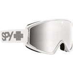 Spy Crusher Elite Snow Goggles - White w/ Silver Spectra Mirror