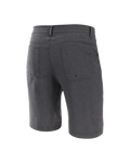 Saxx Mens Land To Sand 2N1 Hybrid 9" Short - Black Shade Heather