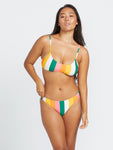 Volcom Womens Along Those Lines Full Bikini Bottom