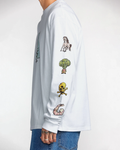 RVCA Mens KSL Long Sleeve Tee - White