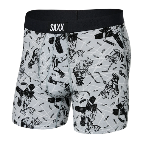 Saxx Vibe Underwear - Wild Slapshot- Liner Grey