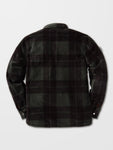 Volcom Mens Bowered 2 Lined Fleece Jacket Scarab