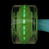 Slime Balls Wheels 60mm Light Ups w/GREEN LED and bearings OG Slime 78a