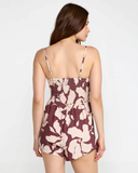 RVCA Womens Sienna Romper - Terra Brown