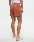 Tentree Women's Cascades Relaxed High Rise Pull-on Short - Clay Tile