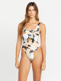 Volcom Womens Gold Dust One Piece Swimsuit