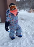 Burton Kids Balaclava Face Mask - Peach Echo
