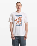 Volcom Mens Giddy Up Short Sleeve Tee - Off White Heather