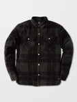 Volcom Mens Bowered 2 Lined Fleece Jacket Scarab