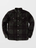 Volcom Mens Bowered 2 Lined Fleece Jacket Scarab