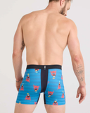 Saxx Droptemp™ Cooling Mesh Underwear - Crab Cocktail - Lake Blue