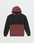 Volcom Mens Divided Pullover Hoodie - Merlot