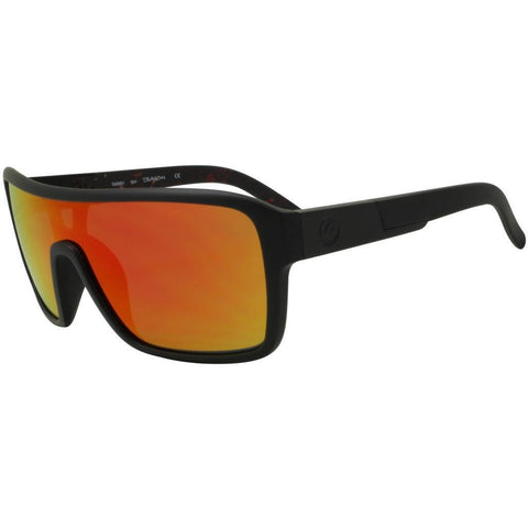 Dragon The Remix LL Ion Sunglasses - Matte Black Lumalens Inferno Red Ion