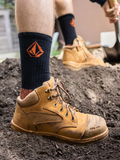 Volcom Mens Workwear Sock 3 Pack - Black