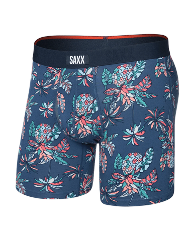 Saxx Vibe Xtra Underwear - Pineapple Tropic - Indigo