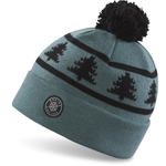 Dakine Jack Pine Merino Pom Beanie - Dark Forest/Black