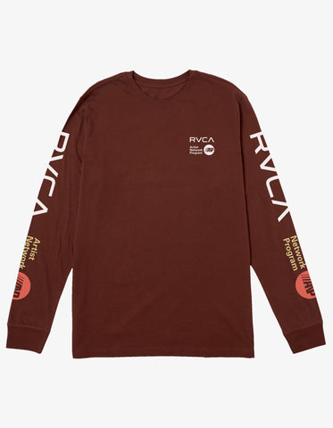 RVCA Mens ANP Long Sleeve T-Shirt