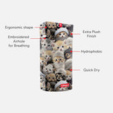 Airhole Airtube Ergo Junior Milk Fleece Facemask - Kitties