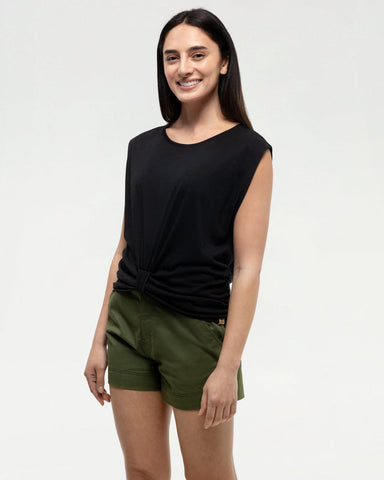 Tentree Women's Seton T-Shirt - Meteorite Black