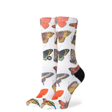 Stance Womens Flutterby Crew Socks - Canvas