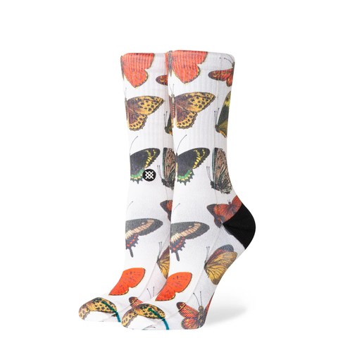 Stance Womens Flutterby Crew Socks - Canvas