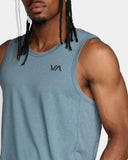 RVCA Mens Sport Vent Tank Top - Vintage Navy Heather