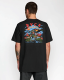 RVCA Mens Welcome to RVCA Short Sleeve Tee - Pirate Black