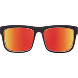 Spy Discord Sunglasses - Whitewall - Happy Gray Green Polar with Red Spectra Mirror