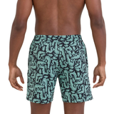 Saxx Mens Sea To Shore 2N1 6" Trunk - Crock Rock - Ebony