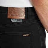 Volcom Mens Vorta Denim Jeans - Black Out