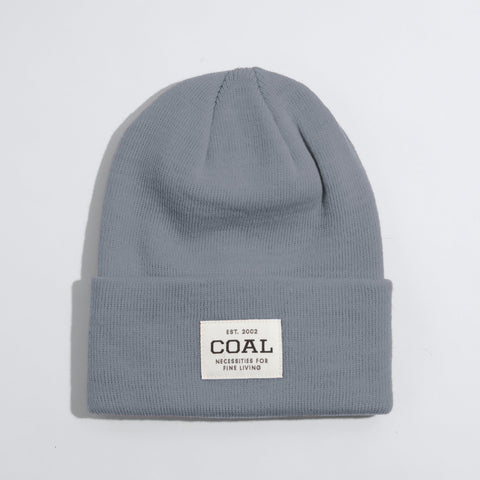 Coal The Uniform Recycled Knit Cuff Beanie - Mid Grey