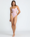 RVCA Womens In The Groove One Piece - Amethyst Smoke