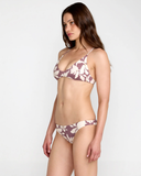 RVCA Women's Something Else Crossback Bikini Top - Terra Brown