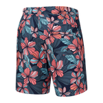 Saxx Mens Oh Buoy Stretch Volley 7" Swim Short - Deep Jungle - Maritime