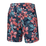 Saxx Mens Oh Buoy Stretch Volley 7" Swim Short - Deep Jungle - Maritime