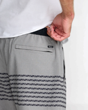 RVCA Mens Yogger Stretch Contrast 17" Short - Heather Grey