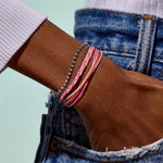 Pura Vida Laguna String and Chain Bracelet ~ Daiquiri
