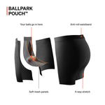 Saxx Droptemp™ Cooling Mesh Underwear - Black Heather