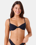 Roxy Women's Haleiwa Demi Underwire Bikini Top - Anthracite