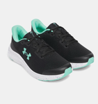 Under Armour Girls UA Pursuit 4 Shoes - Black / Comet Green - 001