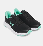 Under Armour Girls UA Pursuit 4 Shoes - Black / Comet Green - 001